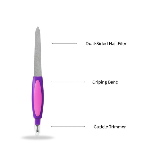 Cronic Dual-Sided Nail Filer & Cuticle Trimmer
