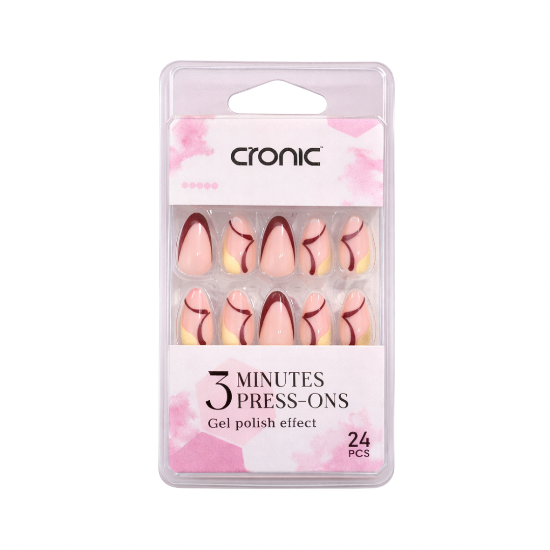 Cronic Nail Art Reusable Press On Nails | 24 Pcs