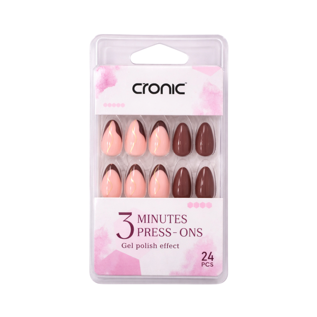 Cronic Nail Art Reusable Press On Nails | 24 Pcs