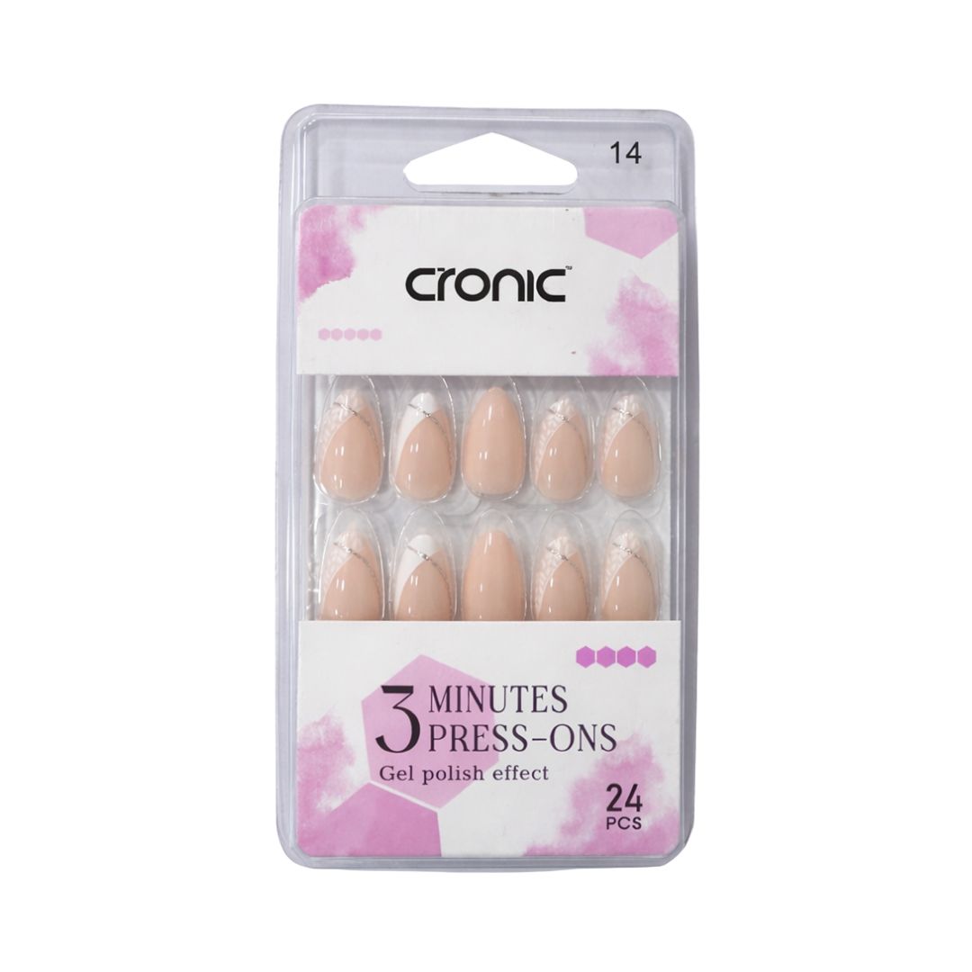 Cronic Nail Art Reusable Press On Nails | 24 Pcs