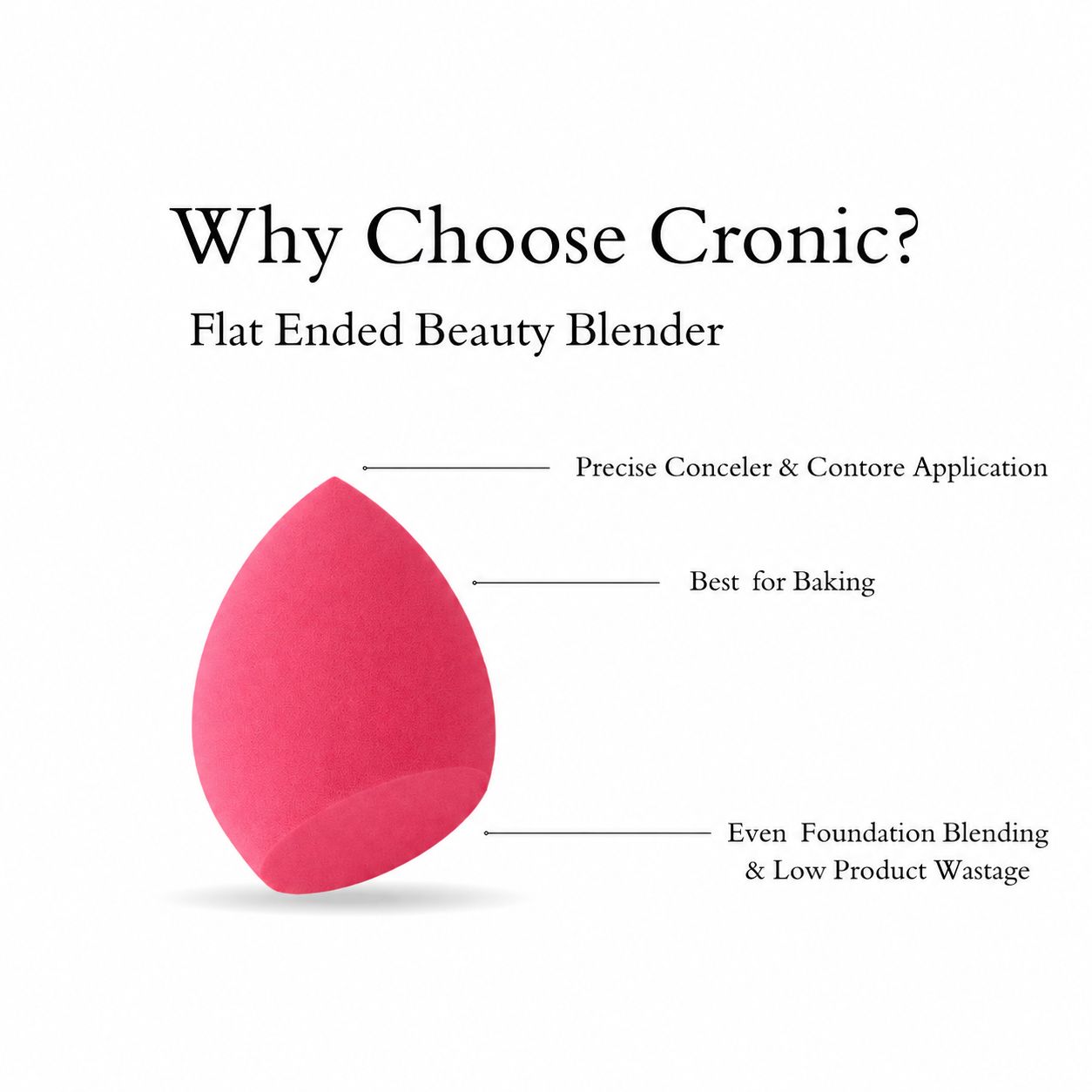 Cronic Professional Beuaty Blender Pink